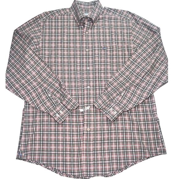 Southern Tide Other - Southern Tide Shirt Men's Size M Brown Plaid Classic Fit Long Sleeve Button Logo